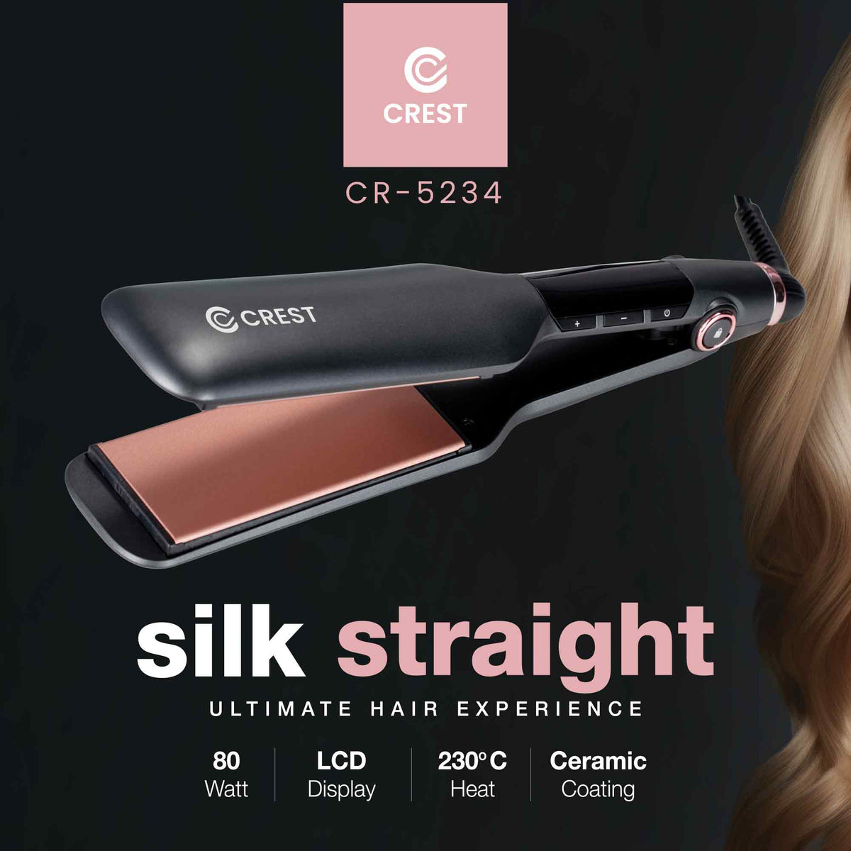 Silk Straighetener | مكواة ستريتنر شعر سيراميك