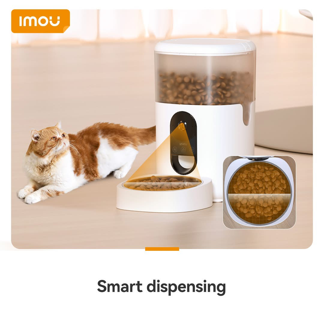 Imou Smart Pet Feeder Camera | جهاز تغذية الحيوانات الأليفة الذكي بكاميرا 360 درجة