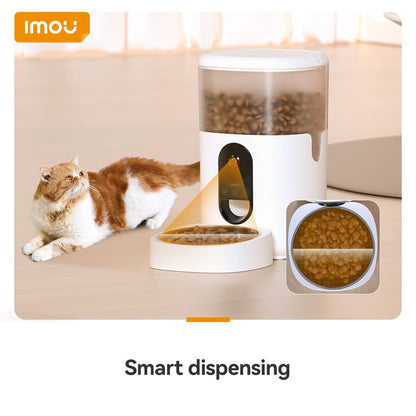 Imou Smart Pet Feeder Camera | جهاز تغذية الحيوانات الأليفة الذكي بكاميرا 360 درجة
