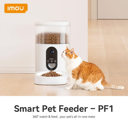 Imou Smart Pet Feeder Camera | جهاز تغذية الحيوانات الأليفة الذكي بكاميرا 360 درجة