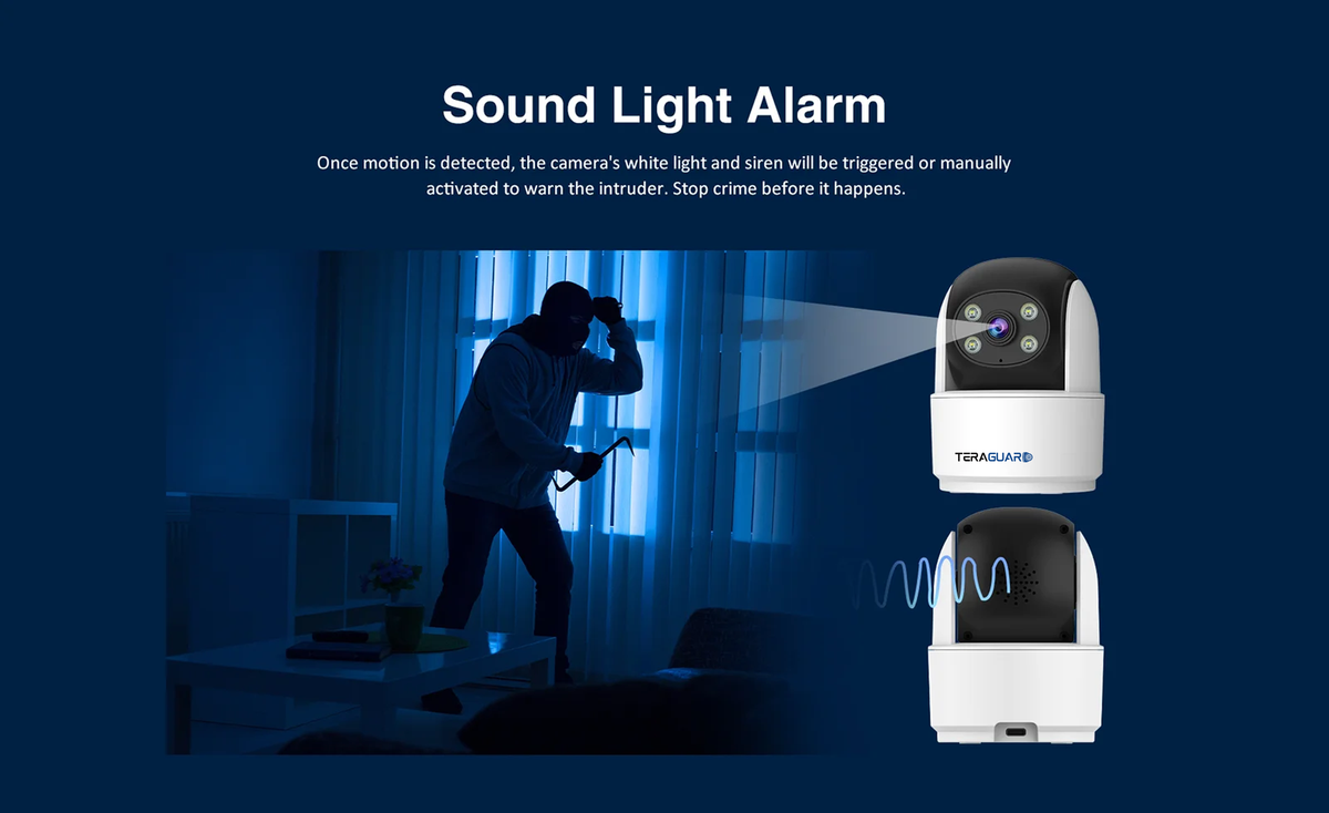 Tera Guard Smart Indoor WiFi Camera | كاميرا مراقبة داخلية ذكية